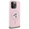 KARL LAGERFELD Silikon Karl&Choupette MagSafe Case für iPhone 14 Pro Max Pink