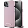 KARL LAGERFELD FW Metal Plate MagSafe Back Cover für Apple iPhone 15, Pink