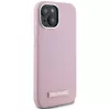KARL LAGERFELD FW Metal Plate MagSafe Back Cover für Apple iPhone 15, Pink