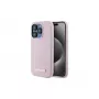Karl Lagerfeld KLHMP15XPGMSRPP Hardcase für iPhone 15 Pro Max 6,7 inch Pink mit Metallplatte MagSafe