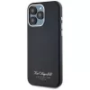 Karl Lagerfeld Hotel RSG Case für Apple iPhone 15 Pro, Schwarz