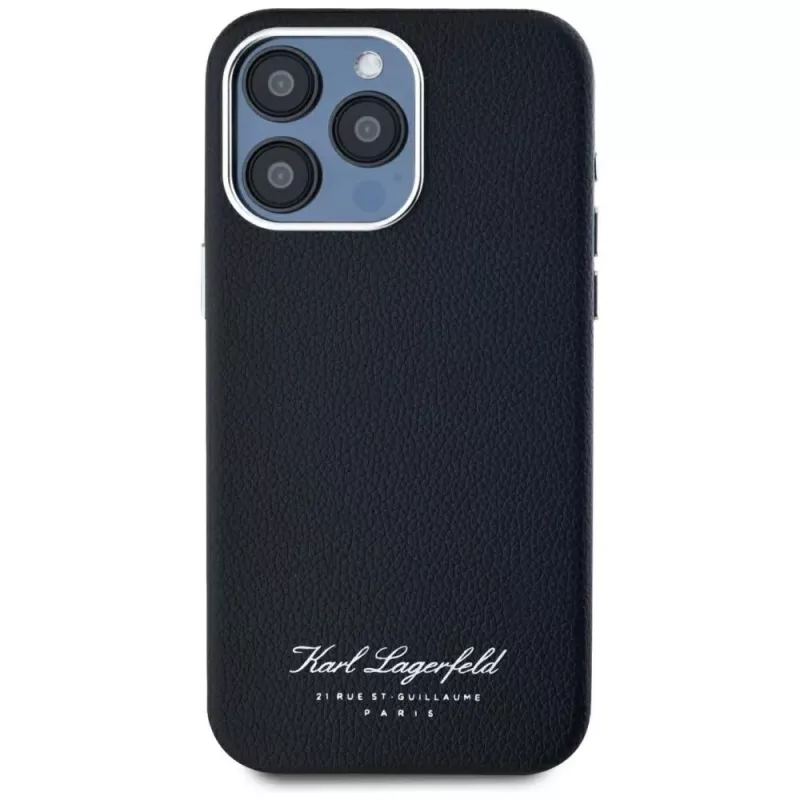 Karl Lagerfeld Hotel RSG Case für Apple iPhone 15 Pro, Schwarz