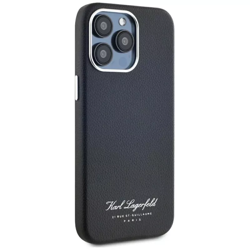 Karl Lagerfeld Hotel RSG Case für Apple iPhone 15 Pro, Schwarz