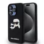 Karl Lagerfeld KLHMP15LSKCHPPLK iPhone 15 Pro 6,1 Black Hardcase Silicone Karl & Choupette MagSafe