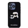 Karl Lagerfeld KLHMP15LSKCHPPLK iPhone 15 Pro 6,1 Black Hardcase Silicone Karl & Choupette MagSafe