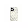 Karl Lagerfeld KLHCP15SHKFOEMD iPhone 15 / 14 / 13 6,1 inch Gold Hardcase IML FulloverLogo