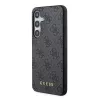Guess GUOHCSA35G4GFGR Hard Case für Samsung Galaxy A35 5G, Schwarz, 4G Metal Gold Logo