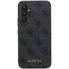 Guess GUOHCSA35G4GFGR Hard Case für Samsung Galaxy A35 5G, Schwarz, 4G Metal Gold Logo
