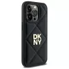 DKNY DKHCP14XPQDSLK Quilted Stack Logo Back Cover für iPhone 14 Pro Max 6,7 inch Schwarz