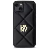 DKNY DKHCP15MPQDSLK Quilted Stack Logo Case für iPhone 15 Plus 6,7 inch Schwarz