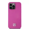 DKNY DKHMP15XPSHRPSP iPhone 15 Pro Max 6,7 inch Pink Hardcase Leder Monogramm-Muster Metall-Logo MagSafe