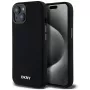 DKNY DKHMP14SSMCHLK Hardcase Liquid Silicone MagSafe Case für iPhone 13/14/15 6,1 Zoll Schwarz