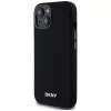 DKNY DKHMP14SSMCHLK Hardcase Liquid Silicone MagSafe Case für iPhone 13/14/15 6,1 Zoll Schwarz