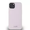 DKNY DKHMP14SSMCHLP Liquid Silicone Hardcase mit Metall-Logo MagSafe für iPhone 13/14/15 6,1 Zoll Pink