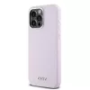 DKNY DKHMP15XSMCHLP Liquid Silicone Hard Case mit MagSafe für Apple iPhone 15 Pro Max 6,7 inch Pink