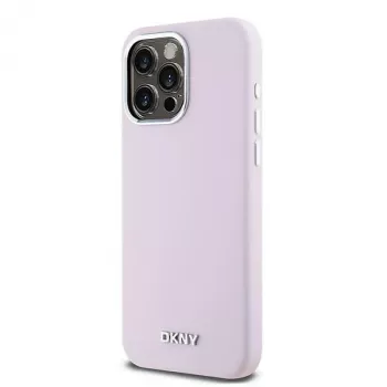 DKNY DKHMP15XSMCHLP Liquid Silicone Hard Case mit MagSafe für Apple iPhone 15 Pro Max 6,7 inch Pink