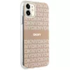 DKNY DKHMN61HRHSEP Hardcase für iPhone 11 / XR 6,1 inch Pink Mono & Stripe MagSafe