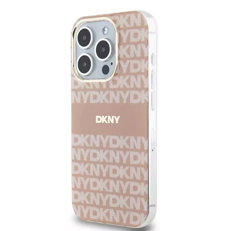 DKNY DKHMP13XHRHSEP Hardcase IML Mono & Stripe MagSafe für iPhone 13 Pro Max 6,7 inch Pink