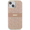 DKNY DKHMP14SHRHSEP Hardcase IML Mono & Stripe MagSafe für Apple iPhone 14 / 15 / 13 6,1 inch Pink