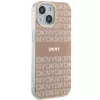 DKNY DKHMP14SHRHSEP Hardcase IML Mono & Stripe MagSafe für Apple iPhone 14 / 15 / 13 6,1 inch Pink
