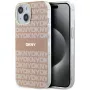 DKNY DKHMP15SHRHSEP Hardcase IML Mono & Stripe MagSafe für iPhone 15/14/13 6,1 inch Pink