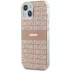 DKNY DKHMP15SHRHSEP Hardcase IML Mono & Stripe MagSafe für iPhone 15/14/13 6,1 inch Pink