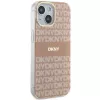 DKNY DKHMP15SHRHSEP Hardcase IML Mono & Stripe MagSafe für iPhone 15/14/13 6,1 inch Pink