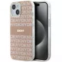 DKNY DKHMP15MHRHSEP Hard Case für Apple iPhone 15 Plus / 14 Plus 6,7 inch Pink IML Mono & Stripe MagSafe