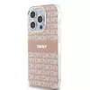 DKNY DKHMP15XHRHSEP Hard Case für iPhone 15 Pro Max 6,7 inch Pink IML Mono & Stripe MagSafe