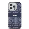 DKNY DKHMP15XHRHSEB Hard Case für Apple iPhone 15 Pro Max 6,7 inch Blau IML Mono & Stripe MagSafe