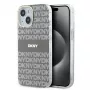 DKNY DKHMP15SHRHSEE Hard Case für Apple iPhone 15 / 14 / 13 6,1 inch Beige IML Mono & Stripe MagSafe
