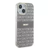 DKNY DKHMP15SHRHSEE Hard Case für Apple iPhone 15 / 14 / 13 6,1 inch Beige IML Mono & Stripe MagSafe