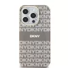 DKNY DKHMP15XHRHSEE Hardcase für iPhone 15 Pro Max 6,7 inch Beige IML Mono & Stripe MagSafe