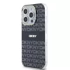 DKNY DKHMP13LHRHSEK Hardcase IML Mono & Stripe MagSafe für iPhone 13 Pro / 13 - Schwarz