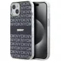 DKNY DKHMP14SHRHSEK IML Mono & Stripe Hard Case für iPhone 14/15/13 6,1 inch Schwarz MagSafe