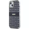 DKNY DKHMP14SHRHSEK IML Mono & Stripe Hard Case für iPhone 14/15/13 6,1 inch Schwarz MagSafe