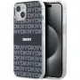 DKNY DKHMP15MHRHSEK Hard Case für iPhone 15 Plus / 14 Plus 6,7 inch Schwarz IML Mono & Stripe MagSafe