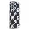 DKNY DKHCP15LHDLCEK Hardcase für Apple iPhone 15 Pro 6.1, schwarz, IML Checkered Mono Pattern
