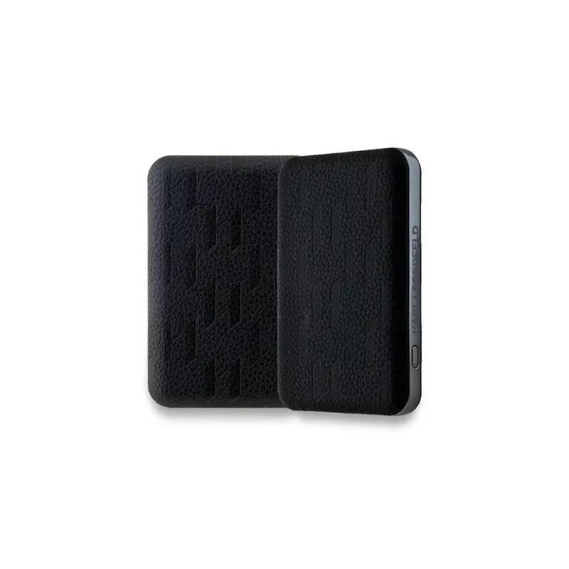KARL LAGERFELD KLPB5FPGKSKIHK Wireless Power Bank 5000mAh 15W MagSafe Schwarz