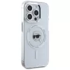 KARL LAGERFELD IML Metal Karl Head MagSafe Case für Apple iPhone 15 Pro Max Weiß