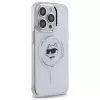 Karl Lagerfeld KLHMP13LHLSCHH iPhone 13 Pro 6.1 Hardcase IML Metal Choupette Head MagSafe White
