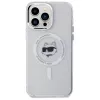 Karl Lagerfeld KLHMP13XHLSCHH iPhone 13 Pro Max 6,7 inch Weiße Hardcase IML Metal Choupette Head MagSafe
