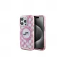 Karl Lagerfeld KLHMP15LHMCKMHP iPhone 15 Pro 6,1 inch Pink IML Monogram Karl & Choupette Head MagSafe Back Cover