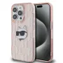 Karl Lagerfeld KLHCP14LHKLPCHP Hardcase für Apple iPhone 14 Pro 6,1 inch Pink IML Choupette Head & Monogram