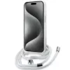 Karl Lagerfeld KLHMP13MHCCHNT iPhone 13 / 14 / 15 6.1 Hardcase Transparent IML Choupette Head & Cord Magsafe