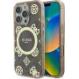 Guess GUHMP16XH4PYEEW iPhone 16 Pro Max 6,9 inch Hardcase IML Peony On 4G Background MagSafe Braun