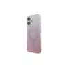 Guess IML Glitter Gradient MagSafe Case für iPhone 16 (Pink)