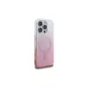 Guess IML Glitter Gradient MagSafe Case für iPhone 16 Pro (Pink)