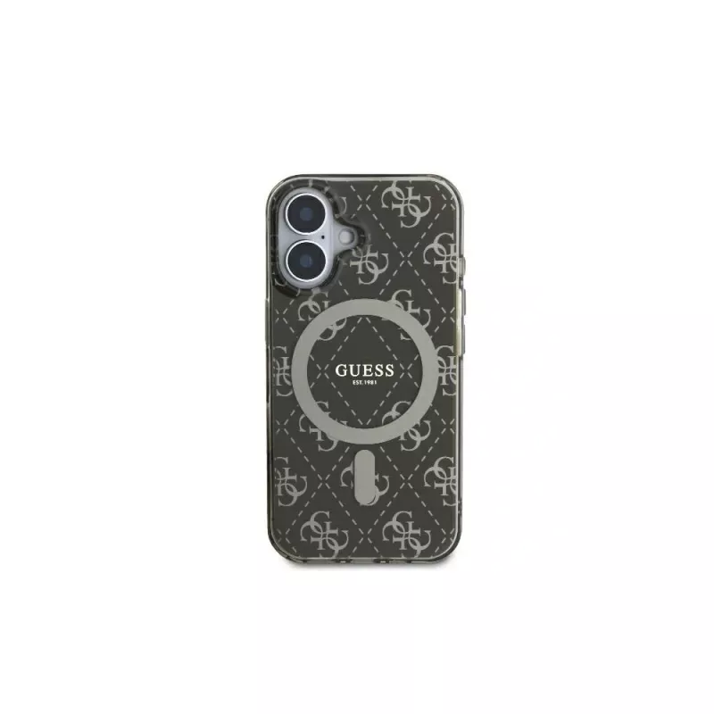Guess GUHMP16MH4DTEW Hardcase für iPhone 16 Plus 6,7 inch Braun IML 4G Hintergrund MagSafe