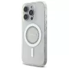 Guess GUHMP16LPFTDTEH Hardcase für Apple iPhone 16 Pro 6,3 inch Weiß IML Strasssteine MagSafe